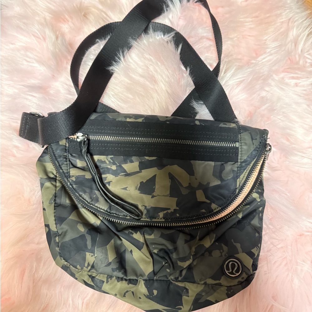 Lululemon Camouflage Crossbody Bag